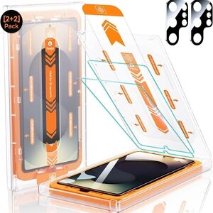 Tempered Glass Screen Protector for Smartphones - Orange